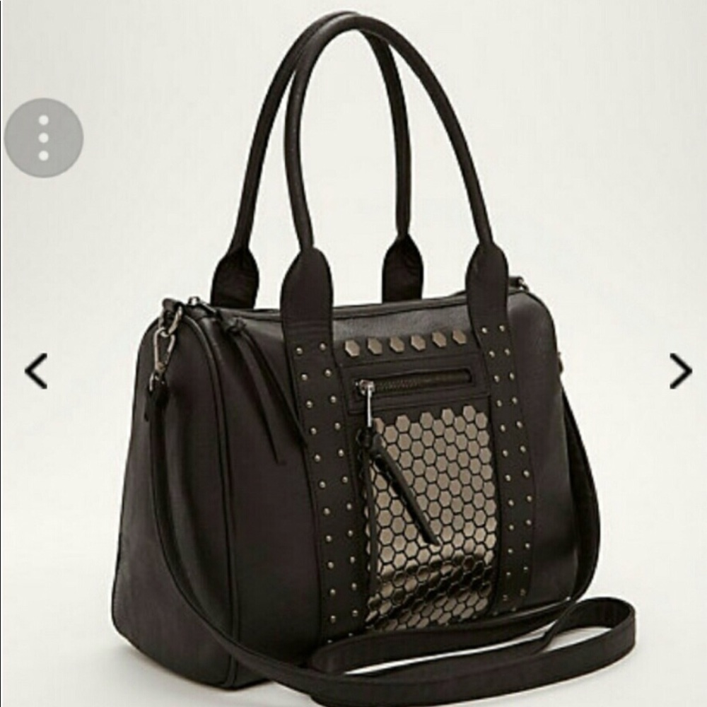 Torrid Metal Faux Leather Satchel - NWT